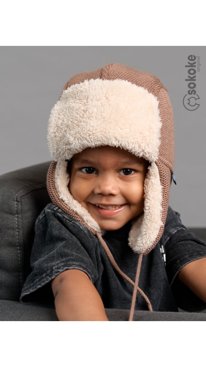 ШУ-2500 Шапка детская, кофе